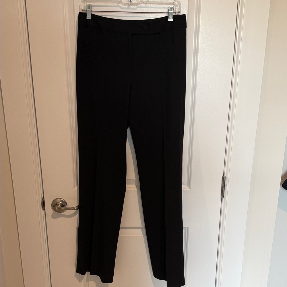 Women's Black Straight-Leg Dress Trousers